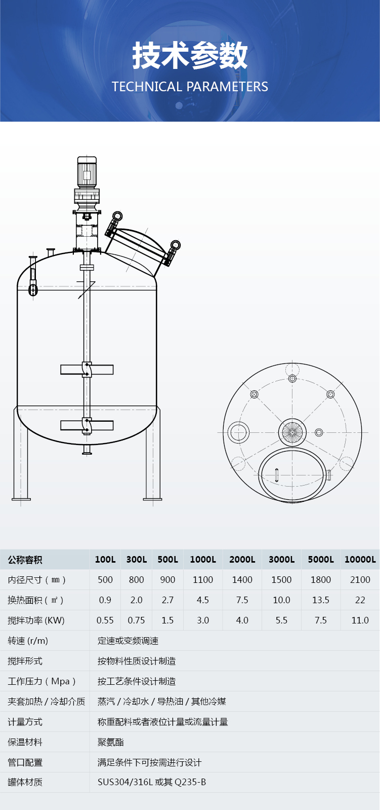 配料罐技術參數(shù)